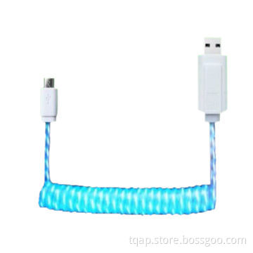 EL Light USB Spring Cable, 1.5m Length